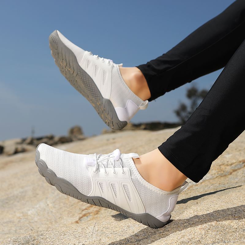 5 mm Cushioned Barefoot Water Shoe in use, view 2