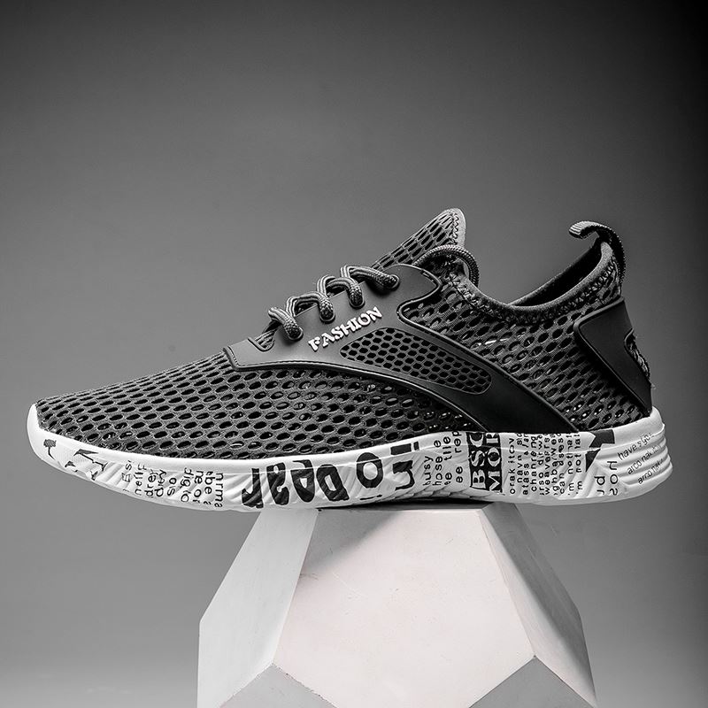 Lace-Up Mesh Beach Sneaker in use, view 2