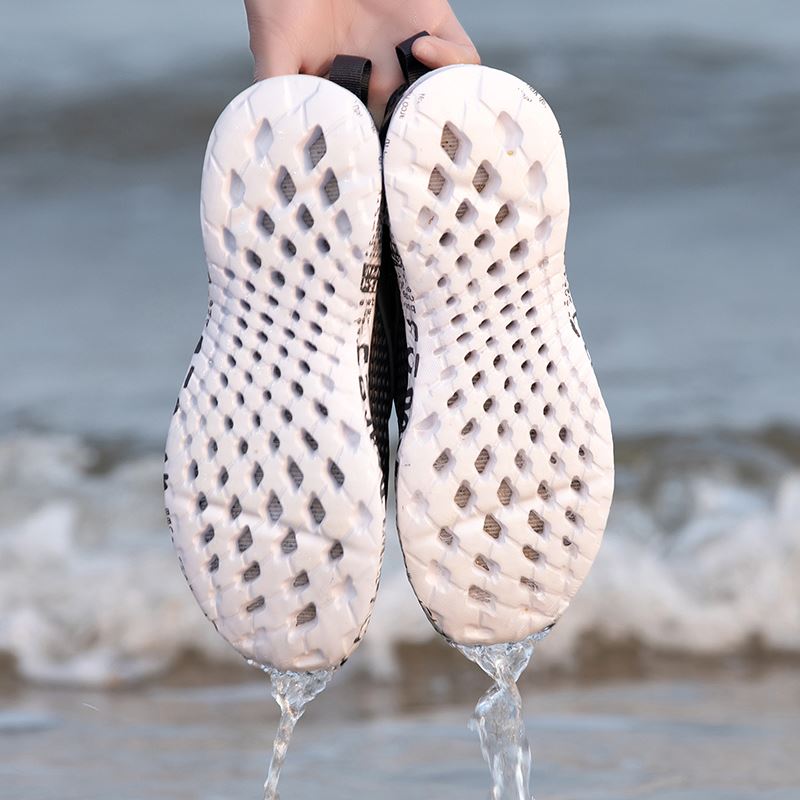 Lace-Up Mesh Beach Sneaker in use, view 6