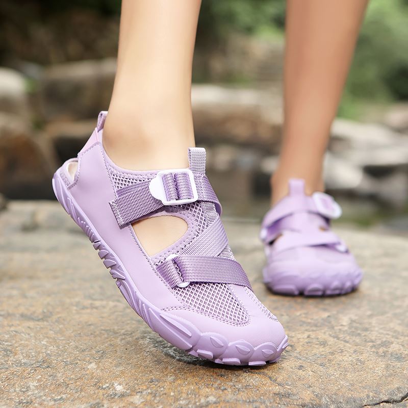 Open-Side Amphibious Sandal Shoe in use, view 5