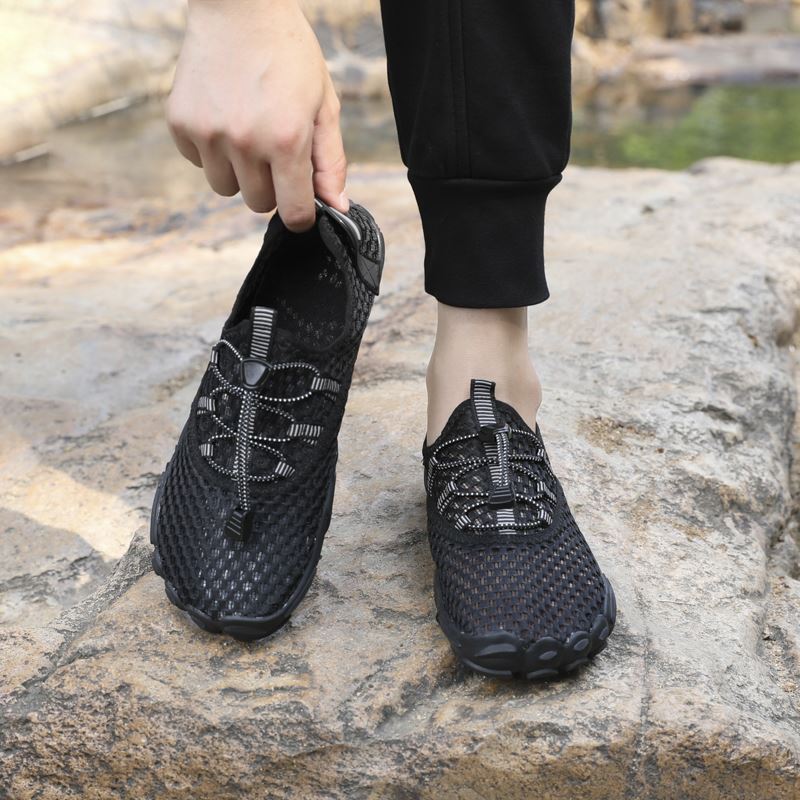 Open-Mesh Creek Shoe in use, view 6