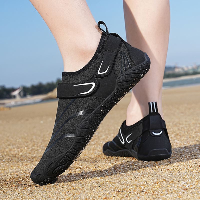 Hook-and-Loop Outdoor Water Shoe in use, view 4